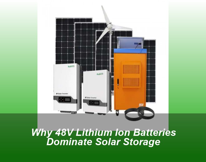 Why 48V Lithium Ion Batteries Dominate Solar Storage